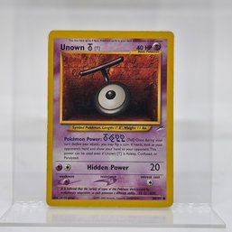 Unown T Vintage Pokemon Card Neo Set