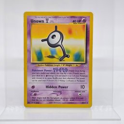 Unown Y Vintage Pokemon Card Neo Set