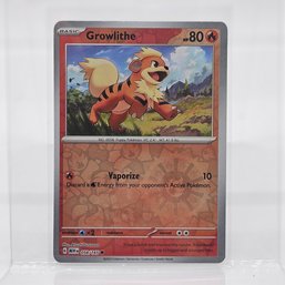 Growlithe Reverse Holo S&V 151 Pokemon Card