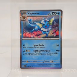 Vaporeon Holo S&V 151 Pokemon Card