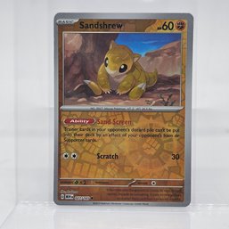 Sandshrew Reverse Holo S&V 151 Pokemon Card