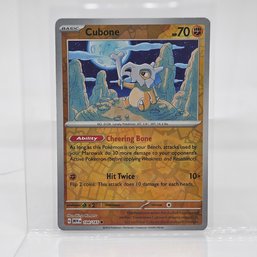 Cubone Reverse Holo S&V 151 Pokemon Card