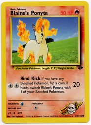 Blaine's Ponyta Gym Challenge Series Vintage Pokemon Card