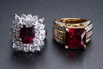 A Pair Of Victoria Wieck Ring