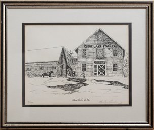 Limited Edition 19/400 Lithograph   'Clove Lake Stables'