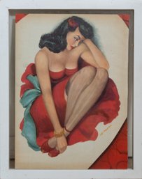 Art Deco/Pin Up Print   'The Esquire Girl'