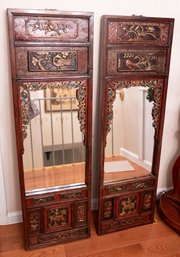 A Pair Of Antique Chinese Mirrors