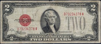 1928F Two Dollar Red Seal United States Notes #2