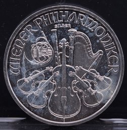 2020 Austria Philharmonic 1 Oz Silver Coin
