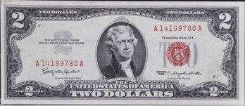 1963 Two Dollar Red Seal United States Note