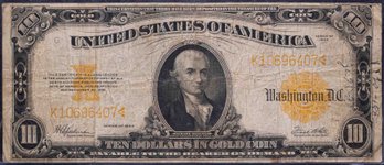 1922 Ten Dollar Gold Certificate