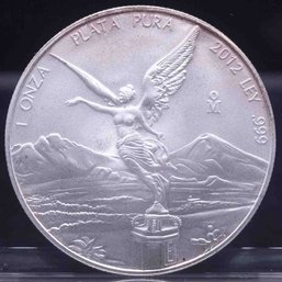 2012 Mexico 1oz Libertad Silver Coin