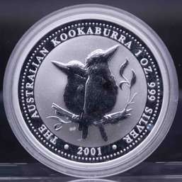 2001 Australia Kookaburra 1oz Silver Coin