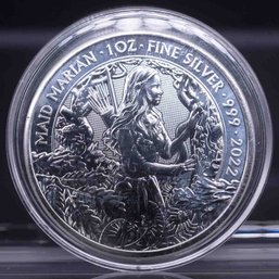 2022 Great Britain Maid Marian 1oz Silver Coin