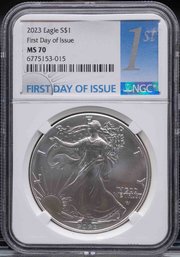 2023 Silver Eagle First Strike NGC MS70