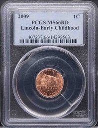 2009 1C Lincoln Early Childhood PCGS MS66RD
