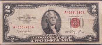 1953 Two Dollar Red Seal United States Note