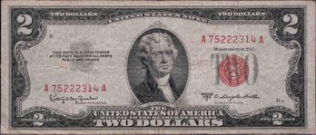 1953C Two Dollar Red Seal United States Note