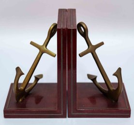 A Pair Of Nautical Anchor Bookends