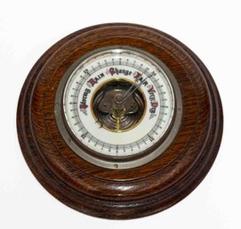 Vintage Brass Barometer