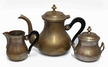 Vintage Brass British Tea Set