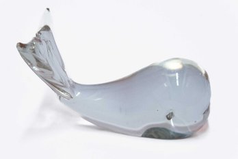Vintage Crystal Whale Figure