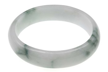Type A Jadeite Oval Shaped Bangle