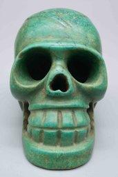 Old Turqoise? Skull Sculpture