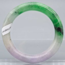 Type A Jadeite Bangle With Certificate