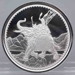 2022 Gibraltar 1 Pound Elephant Rider 1oz Silver Coin