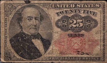 5th Issue Twenty Five Cents Fractional Note