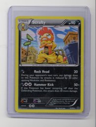 Scrafty Holo Rare Pokemon Card B&W