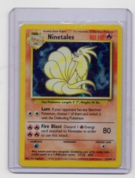 Ninetales Holo Vintage Pokemon Card Base Set