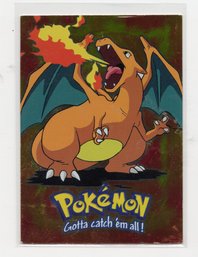 Charizard Holo Vintage Topps Pokemon Card MP - HP