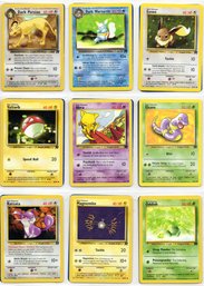 Lot Of 18 Vintage Pokemon Card Team Rocket Set