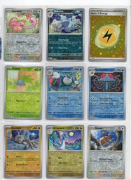 Lot Of 9 Reverse Holo Pokemon 151 Cards #4