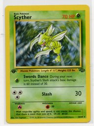 Scyther 1st Edition Non Holo Jungle Vintage Pokemon Card