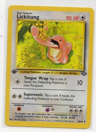 Likitung 1st Edition Jungle Vintage Pokemon Card