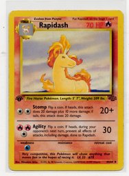Rapidash 1st Edition Jungle Vintage Pokemon Card
