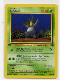 Oddish 1st Edition Jungle Vintage Pokemon Card
