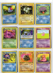 Binder Collection Lot Of 126 WOTC Vintage Pokemon Cards Mixed