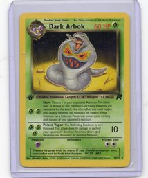 1st Edition Dark Arbok Non Holo Rare Vintage Pokemon Card Team Rocket Set