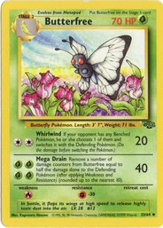 Butterfree Vintage Pokemon Card Jungle Set