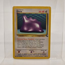 Ditto Non Holo Rare Fossil Set Vintage Pokemon Card