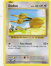 Doduo XY Evolutions Pokemon Card