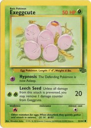 Exeggcute Vintage Pokemon Card Jungle Set