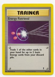 Energy Retrieval Legendary Collection Pokemon Card