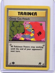 1st Edition Goop Gas Attack Vintage Pokemon Trainer Card Team Rocket Set