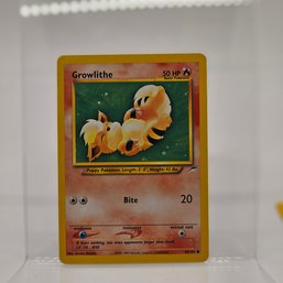 Growlithe Neo Destiny Set Vintage Pokemon Card