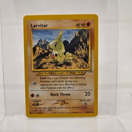 Larvitar Neo Destiny Set Vintage Pokemon Card